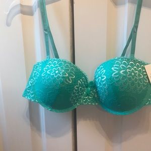 Pool Green detachable strap bra